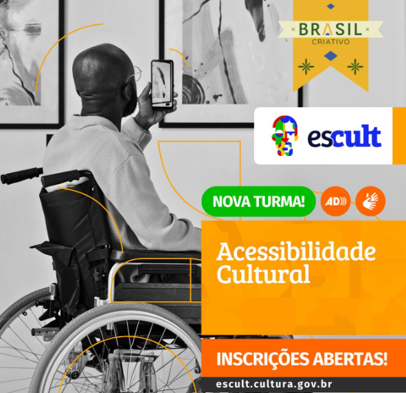 Inscrições abertas para curso gratuito de Acessibilidade Cultural 